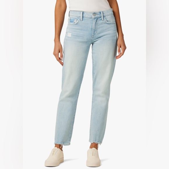 Joe’s Jeans The Lara Mid Rise Cigarette Ankle Jeans Wash Out Light Blue- Sz 27 - Picture 7 of 16
